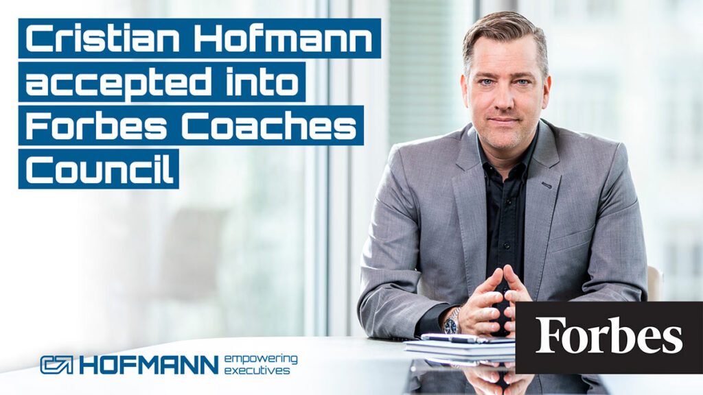 Cristian Hofmann in den Forbes Coaches Council aufgenommen