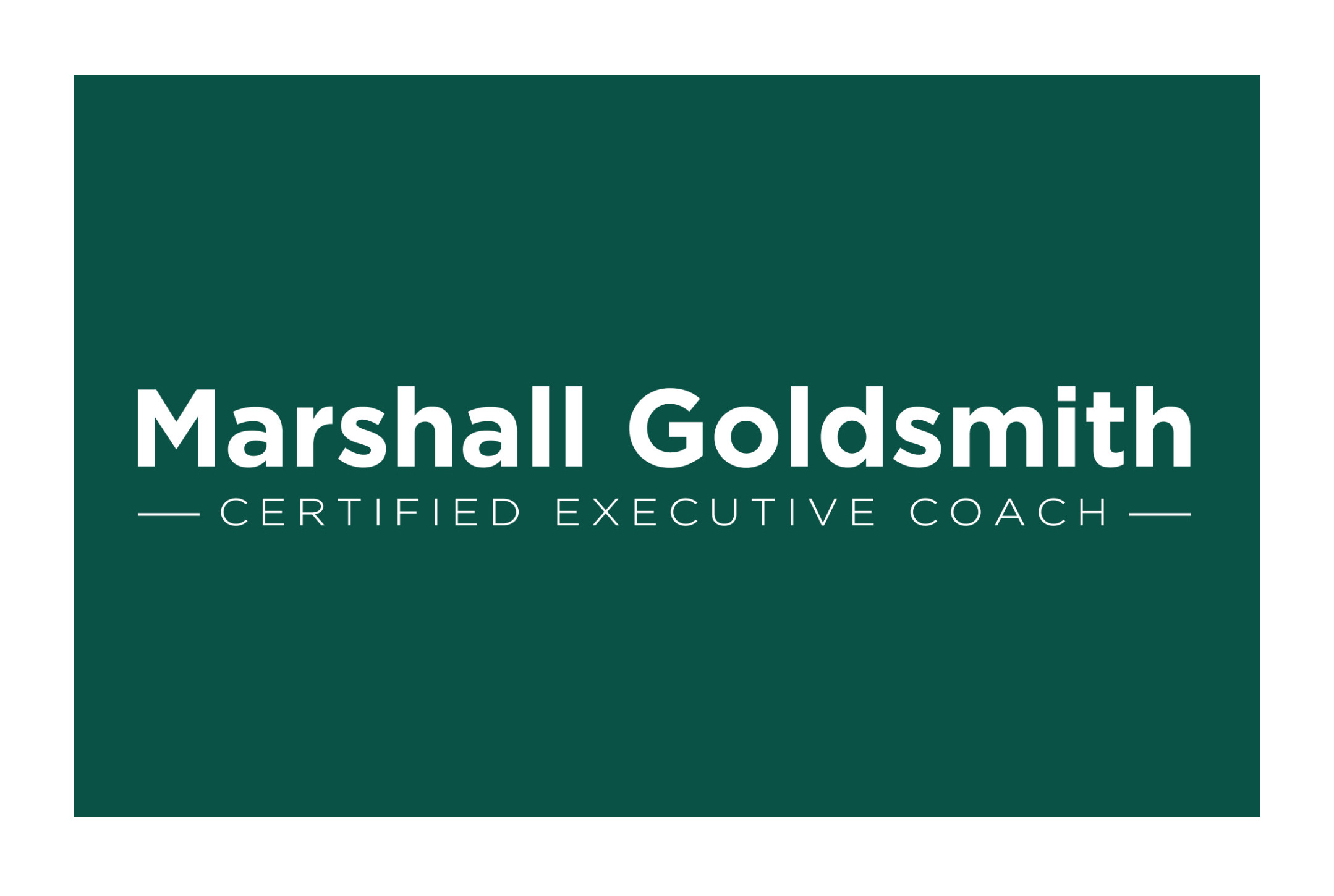 Marshall Goldsmith Stakeholder Centered Coaching